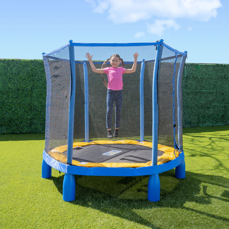 TruJump 7 Round Kid Trampoline Reviews Wayfair